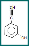 meta-Hydroxyphenylacetylene structure